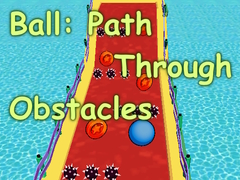 Žaidimas Ball: Path Through Obstacles