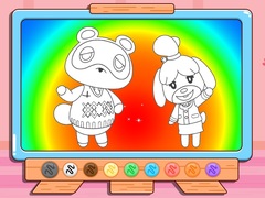Žaidimas Coloring Book: Animal Crossing
