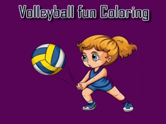 Žaidimas Volleyball Fun Coloring