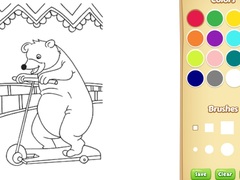 Žaidimas Circus Animals Coloring Book