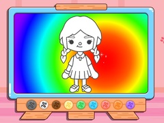 Žaidimas Coloring Book: Toca Boca Girl