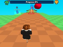 Žaidimas Obby Pogo Parkour!