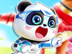 Žaidimas Jigsaw Puzzle: Baby Panda Robot Team