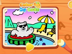 Žaidimas Color By Code: Polar Bear