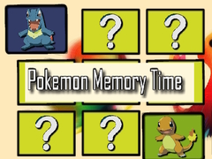 Žaidimas Pokemon Memory Time