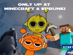 Žaidimas Only Up At Minecraft & Sprunki