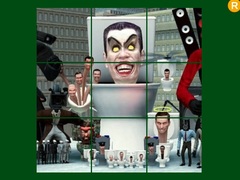 Žaidimas Skibidi Toilet Sliding Puzzle