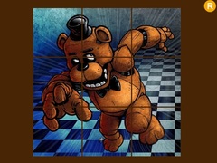 Žaidimas Fnaf Freddy Sliding Puzzle