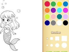 Žaidimas Mermaid Coloring Book For Kids
