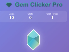 Žaidimas Gem clicker pro