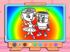 Žaidimas Coloring Book: Cappuccina Assassino Love Story