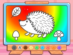 Žaidimas Coloring Book: Hedgehog