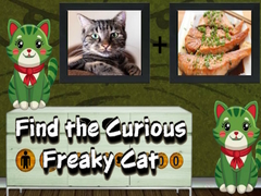 Žaidimas Find the Curious Freaky Cat