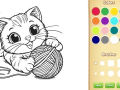 Žaidimas Cat Coloring Book