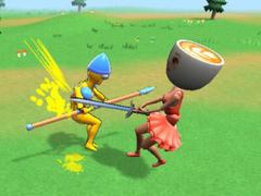 Žaidimas Ragdoll Arena! Fun Spear Battle!