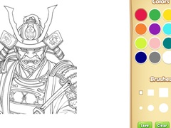 Žaidimas Samurai Coloring Book