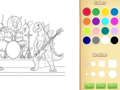 Žaidimas Dinosaur Coloring Book For Kids