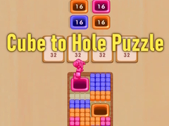 Žaidimas Cube to Hole Puzzle