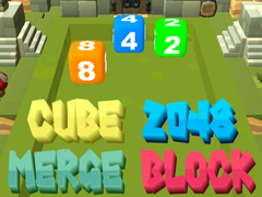 Žaidimas 2048 Cube Merge Block