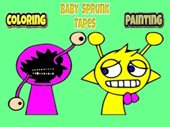 Žaidimas Coloring Baby Sprunk tapes Painting