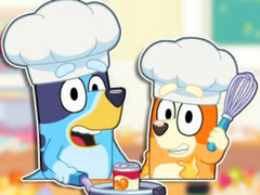 Žaidimas Jigsaw Puzzle: Bluey & Bingo Fancy Cooking