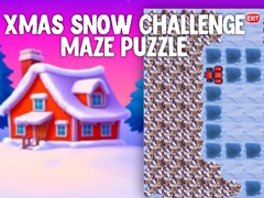 Žaidimas Xmas Snow Challenge Maze Puzzle