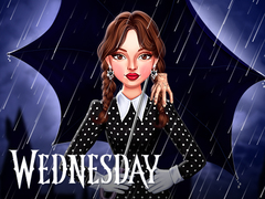 Žaidimas Celebrity Wednesday Addams Style