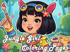 Žaidimas Jungle Girl: Coloring Pages