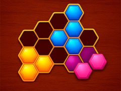 Žaidimas Hexa Block: Honey Cells