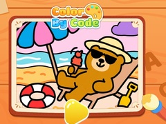 Žaidimas Color By Code: Chill Bear