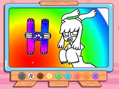 Žaidimas Coloring Book: Alphabet Lore H