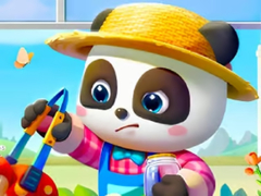 Žaidimas Jigsaw Puzzle: Baby Panda Little Farmer