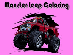 Žaidimas Monster Jeep Coloring