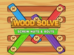 Žaidimas Screw Nuts Bolts Wood Solve