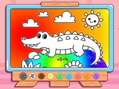 Žaidimas Coloring Book: Crocodile