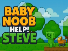 Žaidimas Baby Noob Help! Steve