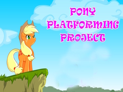 Žaidimas Pony Platforming Project
