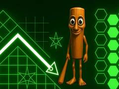 Žaidimas Tung Tung Sahur in Geometry Dash