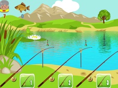 Žaidimas Fishing With Three Rods