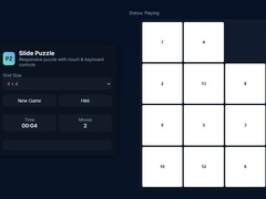 Žaidimas Sliding Puzzle