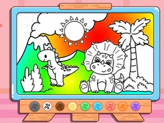Žaidimas Coloring Book: Jurassic Dinosaurs