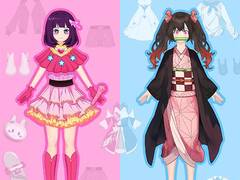 Žaidimas Anime Doll - DIY Cosplay Girl