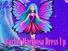 Žaidimas Barbie Mariposa Dress Up
