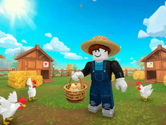 Žaidimas Obby: Escape from the Chicken Coop