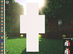 Žaidimas Draw a Skin for Mineblock with Physics