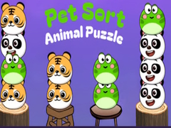 Žaidimas Pet Sort Animal Puzzle