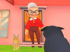 Žaidimas Cat and Granny 2