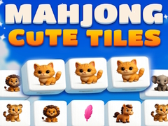 Žaidimas Mahjong Cute Tiles