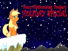 Žaidimas Pony Platforming Project: Holiday Special
