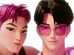 Žaidimas Jigsaw Puzzle: Kpop Demon Saja Boys